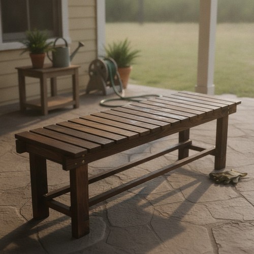 Outdoor garden bench wood - garden, bench,wood