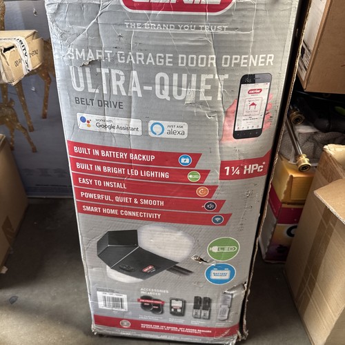 Garage door opener - door, w/