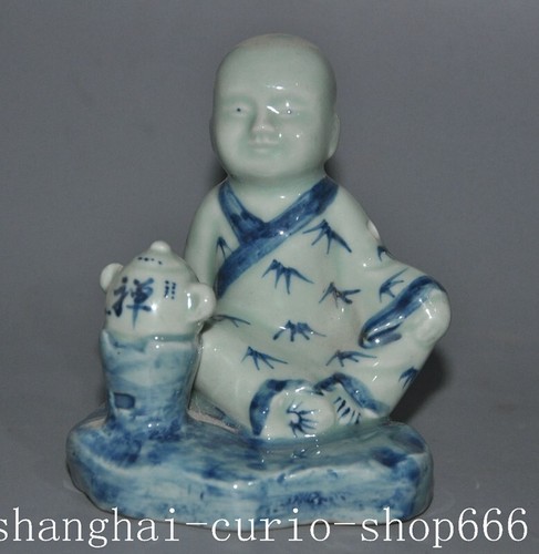 China dynasty blue - 4"china, blue&white