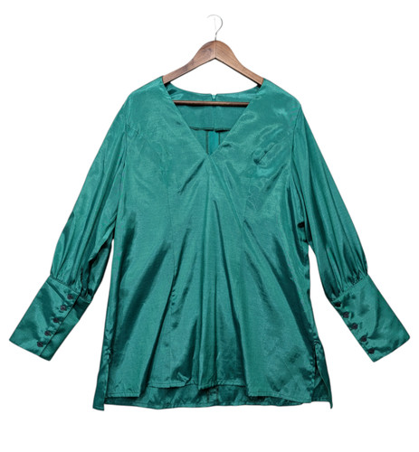 Thai silk handmade tunic top - handmade,