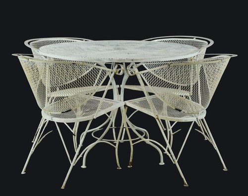 Mid century white - mid, iron