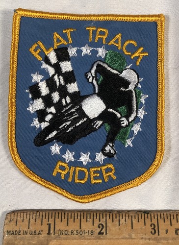 Vintage flat track rider - vintage,