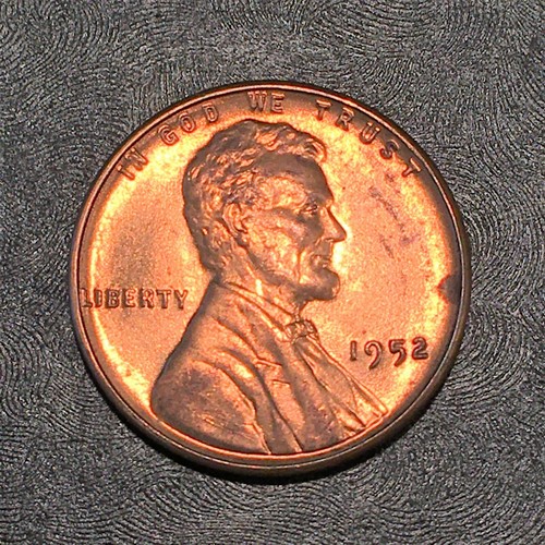 1952 lincoln cent - lincoln, high
