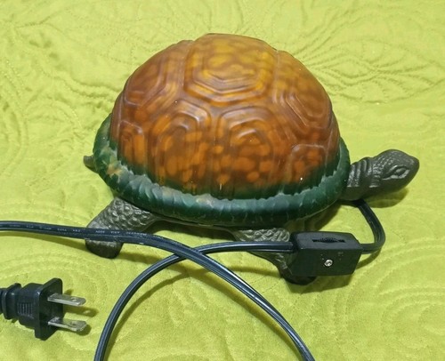 Turtle lamp night - turtle, green