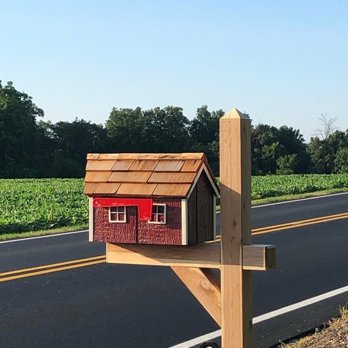 Wooden amish barn - amish, |