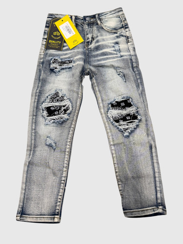 Boy kid skinny fit ripped - kid,