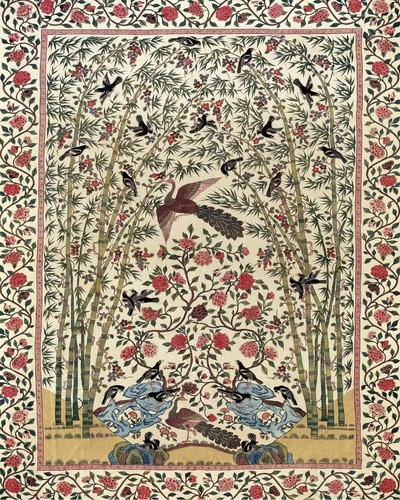 Indian palampore textile - indian,