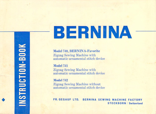 Bernina 740 741 - 742, users