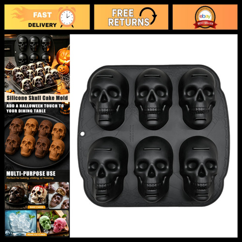 Silicone skull cake - skull,
