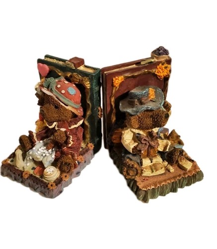 Teddy bear resin - resin, pair
