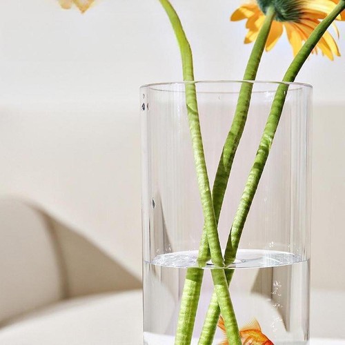 Acrylic cylinder vase tall - cylinder,