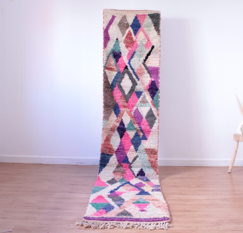 Moroccan vintage wool runner - vintage,