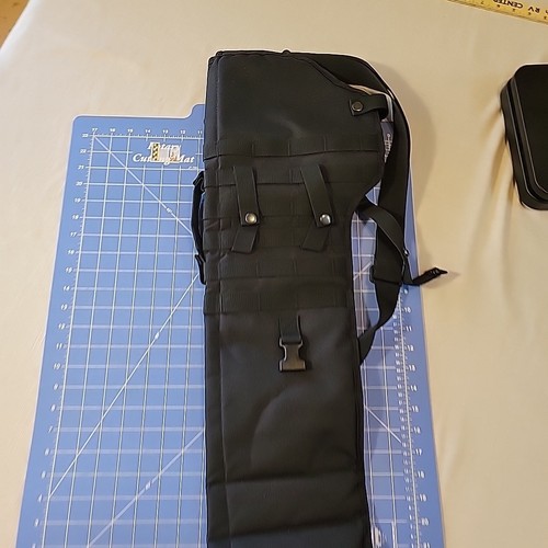Tactical black rifle scabbard - tactical,
