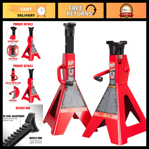 Ton steel jack - 6,