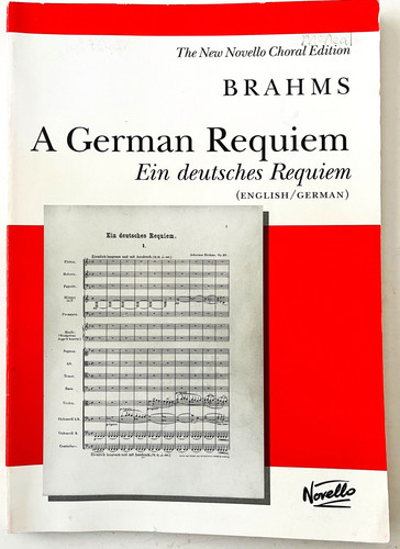 Brahms german requiem vocal - german,