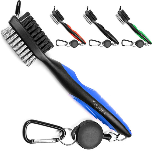 Golf club brush and - and,