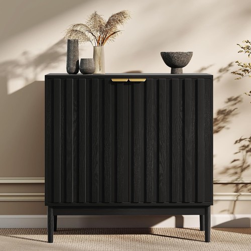 Fluted buffet cabinet - buffet, w/