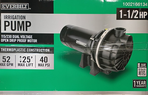 Everbilt lawn irrigation pump - everbilt,