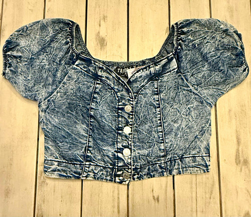 Thrill jeans crop top - jeans,