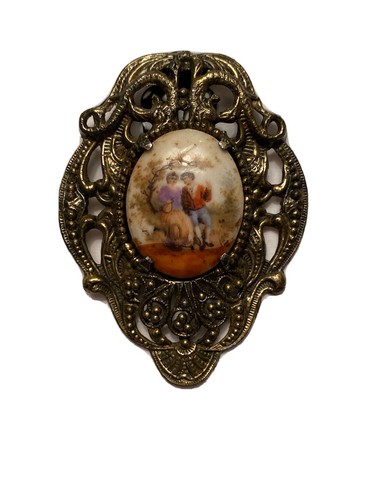 Vintage painted porcelain - vintage,