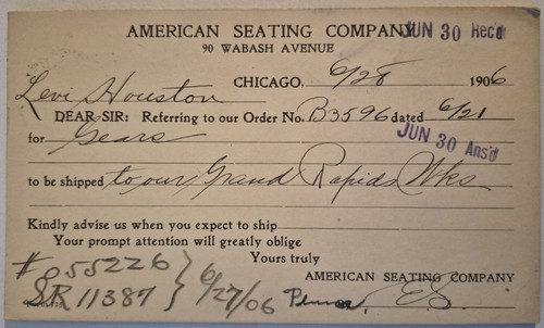 Postal card 1906 american - postal,