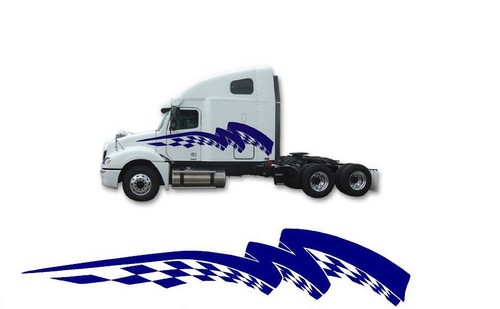 Semi decal vinyl auto - decal,