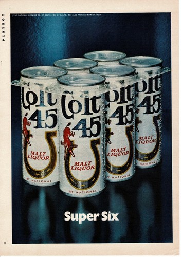 1970 colt malt liquor beer - colt,