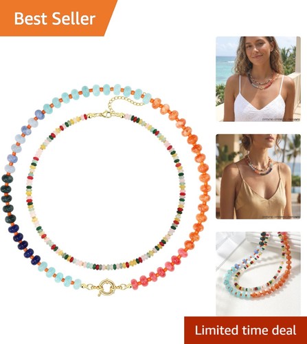 Unique layered bead necklaces - unique,