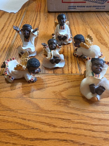 Vintage african american - african, angel