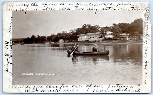 Postcard rppc glenwood - postcard, mn