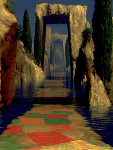 Fantasy collage with - fantasy,