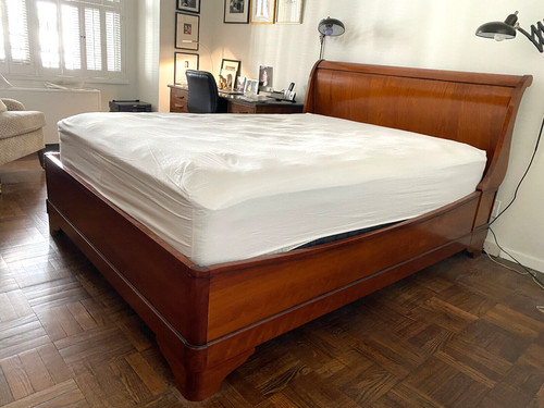Grange queen size sleigh bed - size,