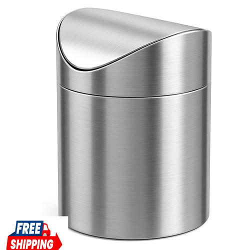 Small mini trash can with - mini,