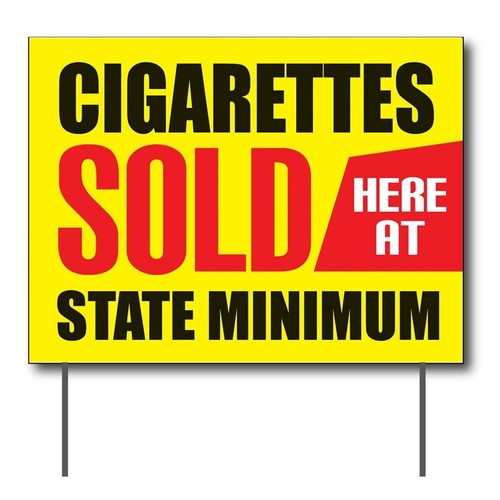 Cigarettes sold here - cigarettes,