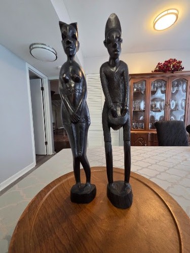 Vintage hand carved - carved, wood