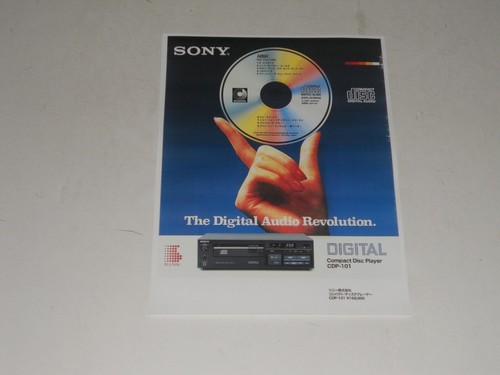 Sony cdp 101 player ad - cd,