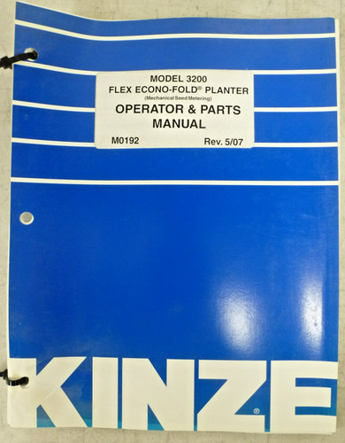 Kinze 3200 flex econo - 3200, econo-fold