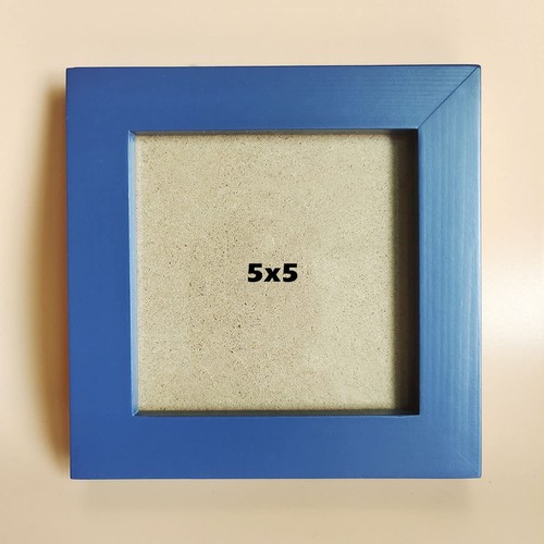 5x5 picture frames blue - frames,