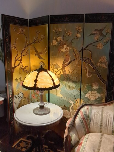 Antique panel screen - antique,