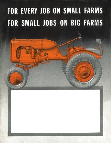 Allis chalmers model tractor - chalmers, b
