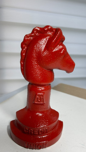 Vintage red cast - cast, chess