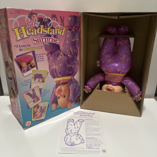 Vintage 1996 baby headstand - baby,