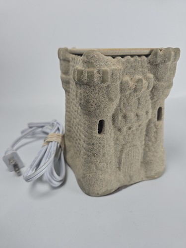 Sand castle lamp - sand, night