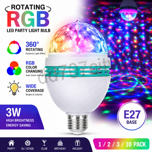 Rgb rotating led disco - rgb, party