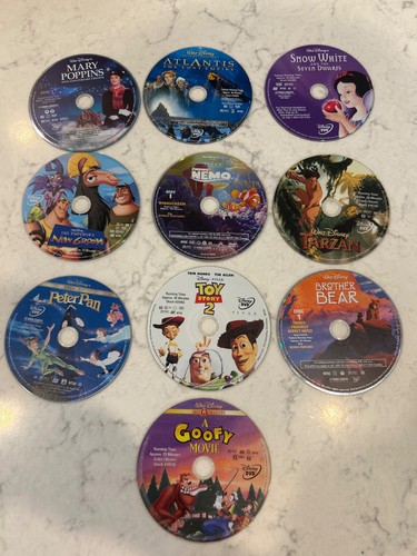 Assorted disney movies - disney, no