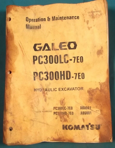 Komatsu pc300hd 7e0 - komatsu, pc300hd-7e0