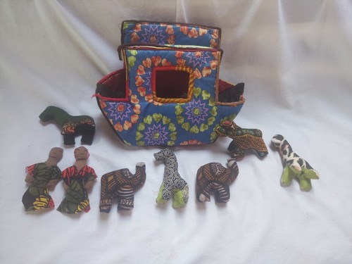 Noahs ark and - and, figurines.