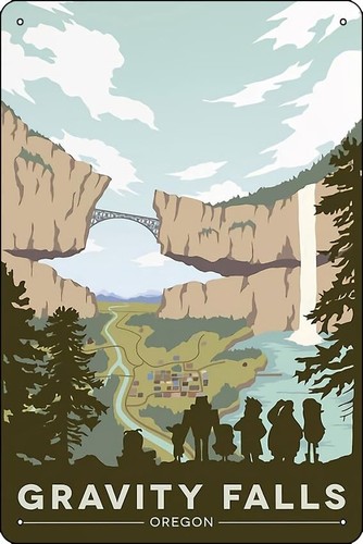 Gravity falls national park - falls,