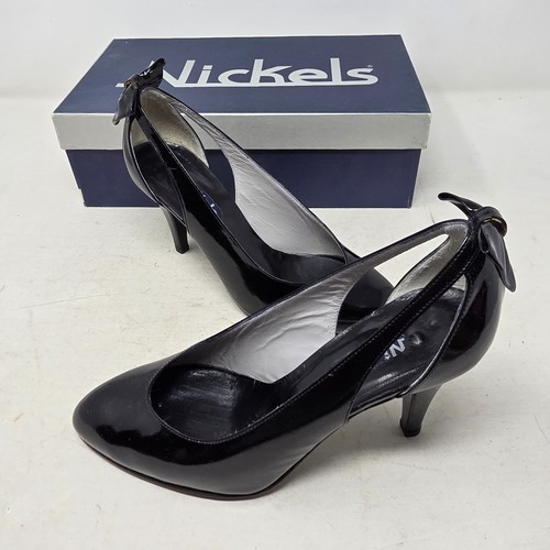 Nickels black patent leather - nickels,