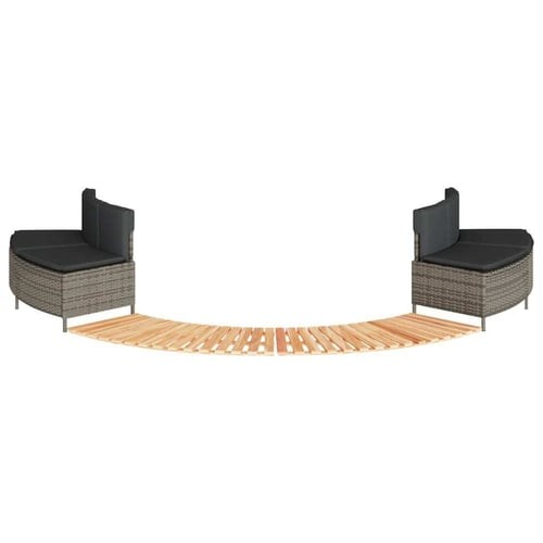 Hot tub surround gray poly - gray,